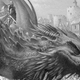 King Aegon I on Balerion the Black Dread.
